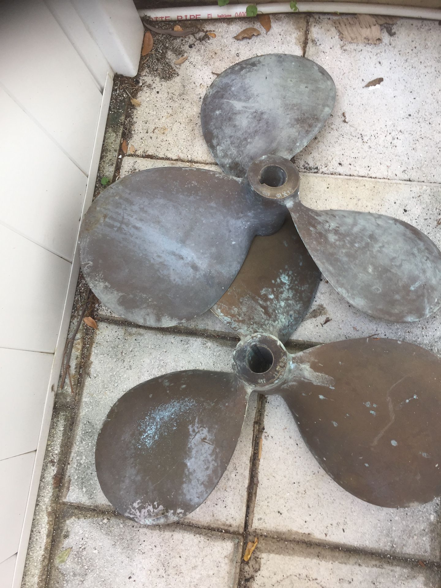 Bronze Boat Props Set 24” List For $900.00 Each Make Offer