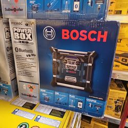 Bosch Jobsite Radio Charger Stereo Power Box Bluetooth