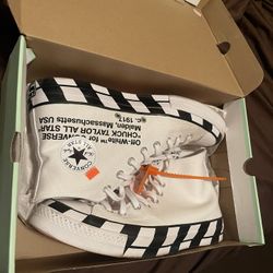 Off White Converse Size 10.5