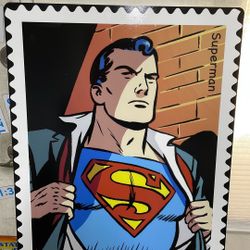 Superman Stamp Print -  20” X 26”