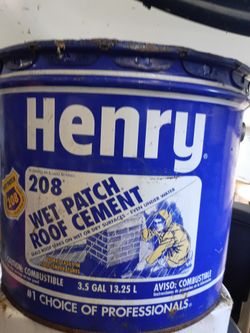 Henry,S Roof Cement