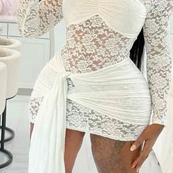 White Lace Dress