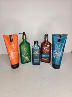 Bath & Body Works Aromatherapy Stress Relief Energy Lotion Cream Oil Set 5pc
