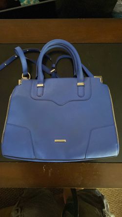 Rebecca Minkoff Blue Leather Satchel Handbag