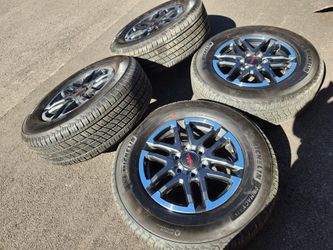 18" Toyota Tacoma 4runner trd factory gray machined wheels and tires 