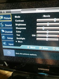 Samsung 26"tv With Remote Controller