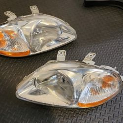 1996 To 1998 Honda Civic OEM Headlights 