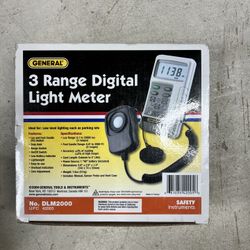 3 Range Digital Light Meter