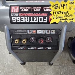 Fortress 5 Gal 225 Psi Compressor