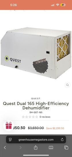 quest 165 Dehumidifier