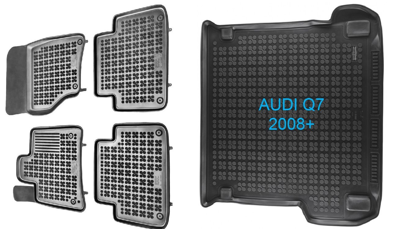 AUDI Q7 2008-2016 RUBBER FLOOR MATS SET