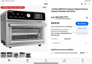 Cuisinart Toaster And Air Fryer