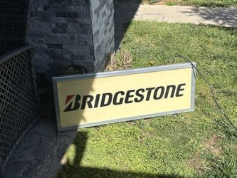Bridgestone Light Up Tire Dealer Sign