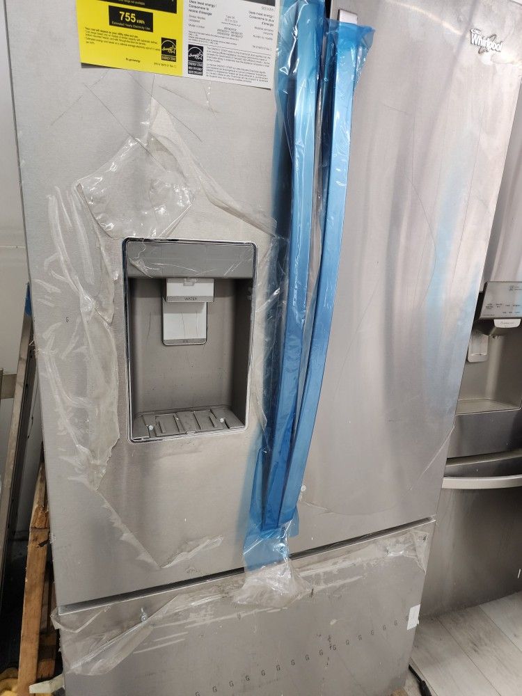 New Whirlpool Refrigerator French Door 