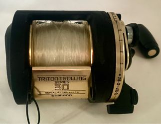 Shimano Triton Trolling Series 30 TT Fishing Reel Lever Drag Deep Sea Offshore Big Game Like New