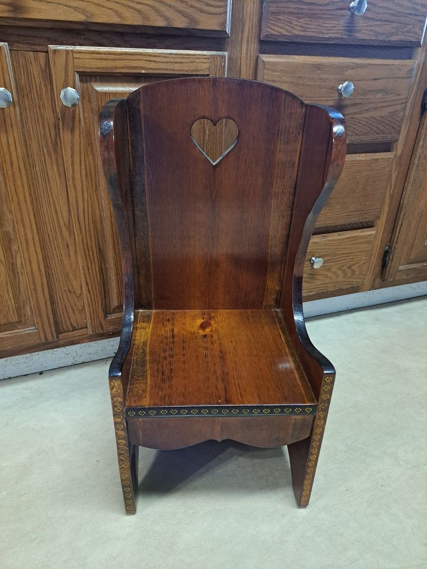 Decorative Wooden Toddler Chair
