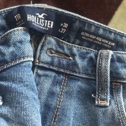 Mom Jeans Hollister 11R W30 L27