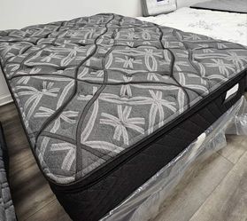 🌙 KING Heavenly Series Hybrid – Plush Comfort!