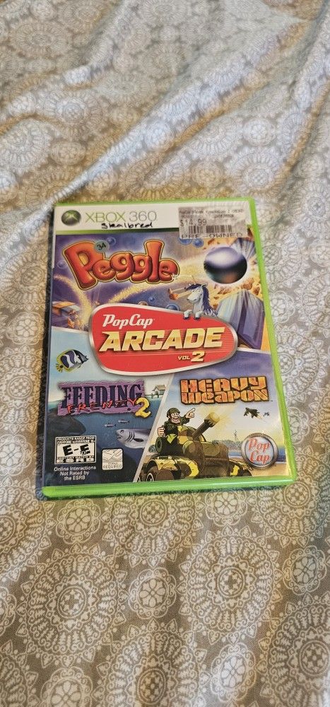 Xbox 360 Pop Cap Arcade Volume 2 RARE