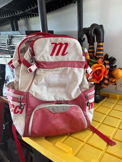 Marucci Baseball Backpack Red and White