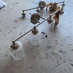 Vanity bathroom lights $40 for both