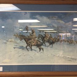 Frank McCarthy “Snow Moon” Painting 