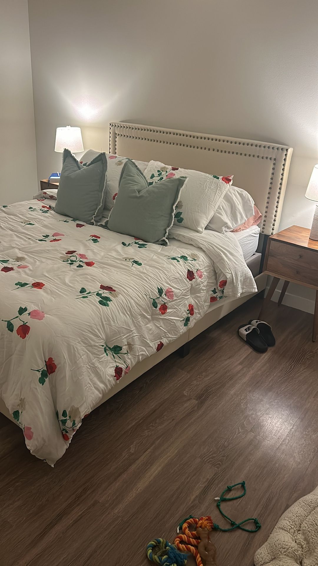 Queen Headboard Frame And Boxspring