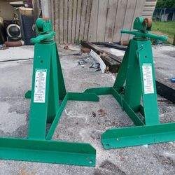 2 Greenlee 683 Screw Type Stands