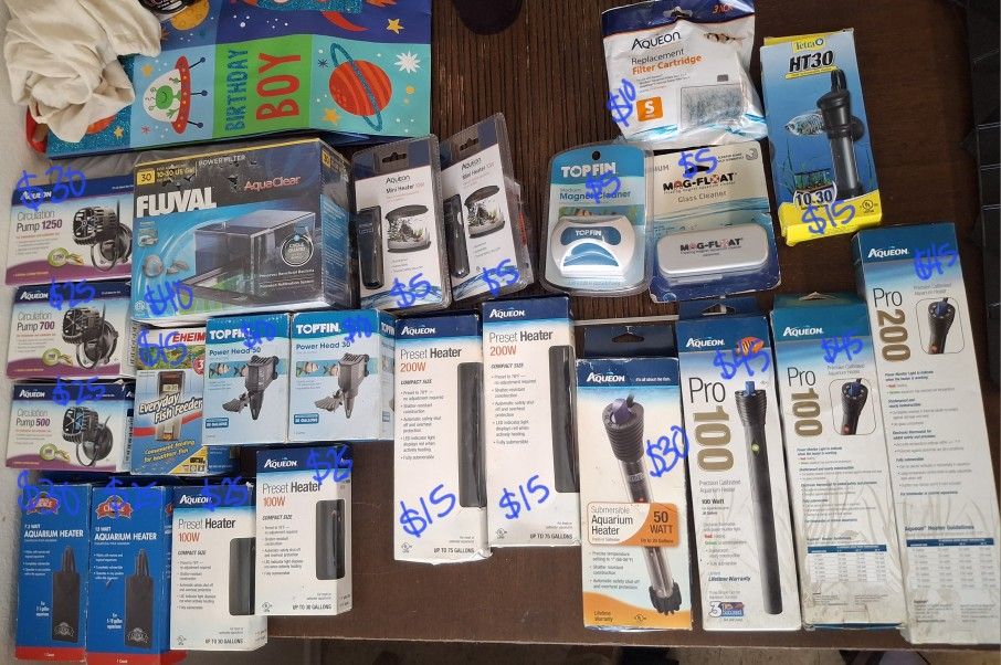 Aquarium/ Fish Tank Items