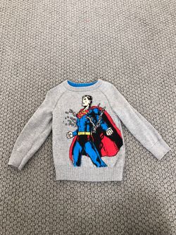 Superman gap sweater size 3 years