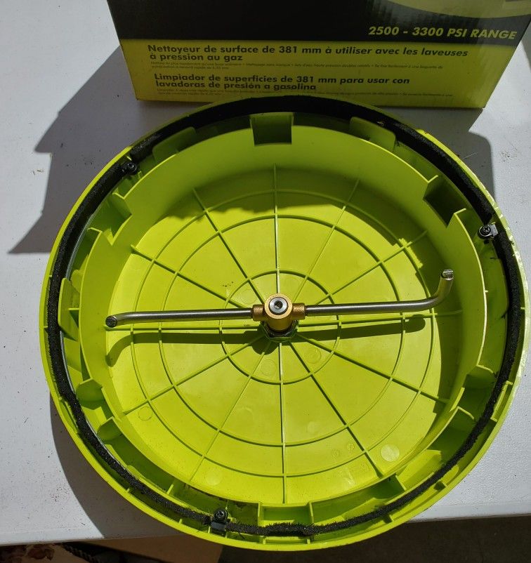 RYOBI 15 in. 3300 PSI Surface Cleaner for Gas Pressure Washer