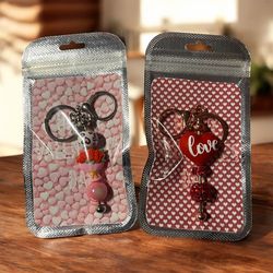 Valentine’s Day’s Sweet Heart Key Fob ,keychain 