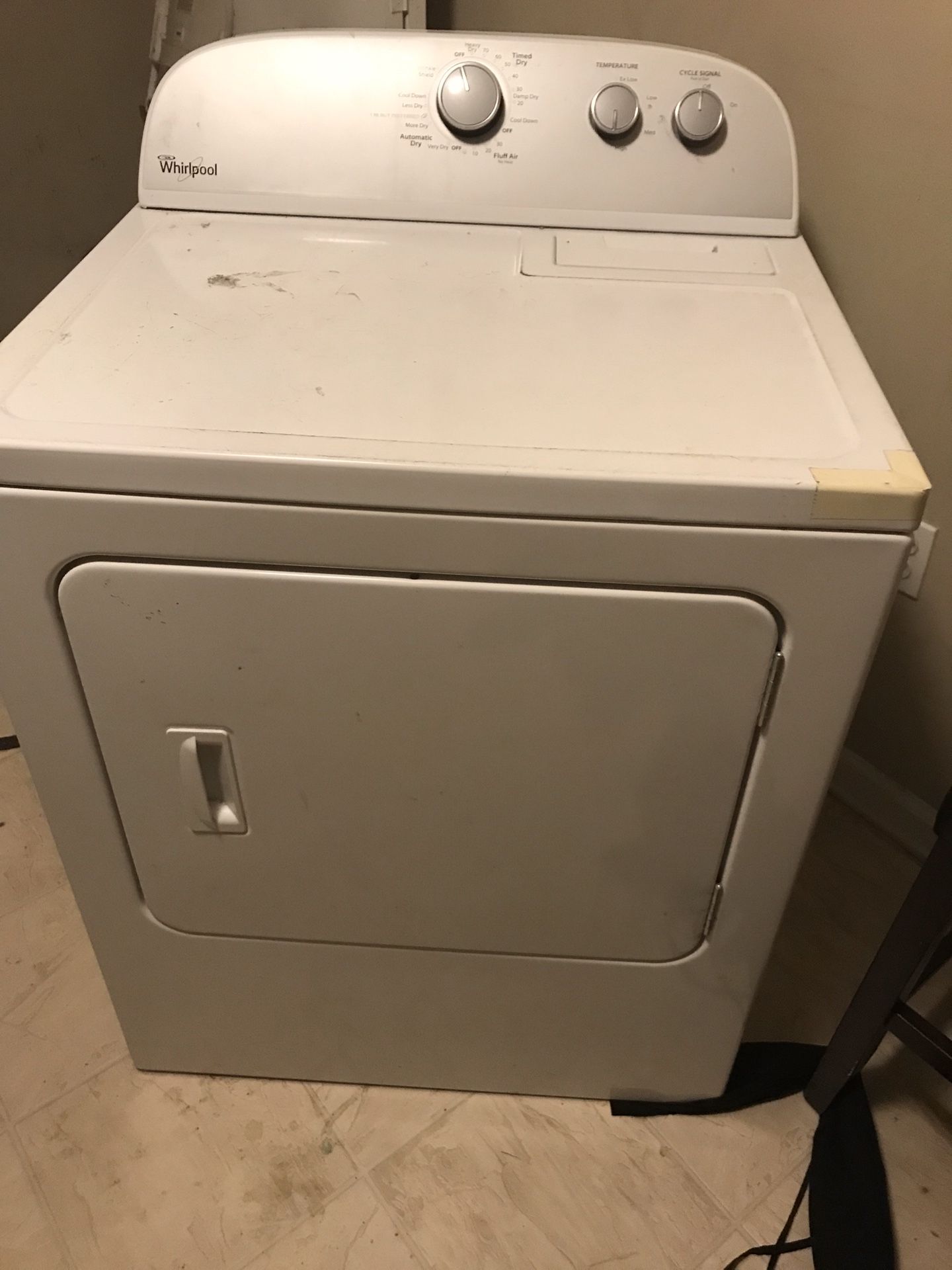 Whirlpool washer and dryer set