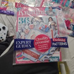 Knitting Kit And Magazine 