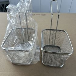 🍟 Mini Stainless Steel Fry Baskets — BRAND NEW (19 Available) 🍟