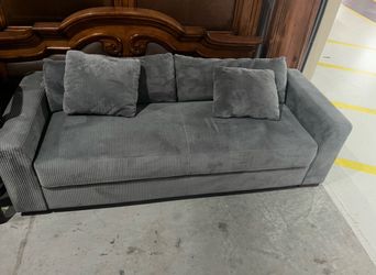 Small gray sofa