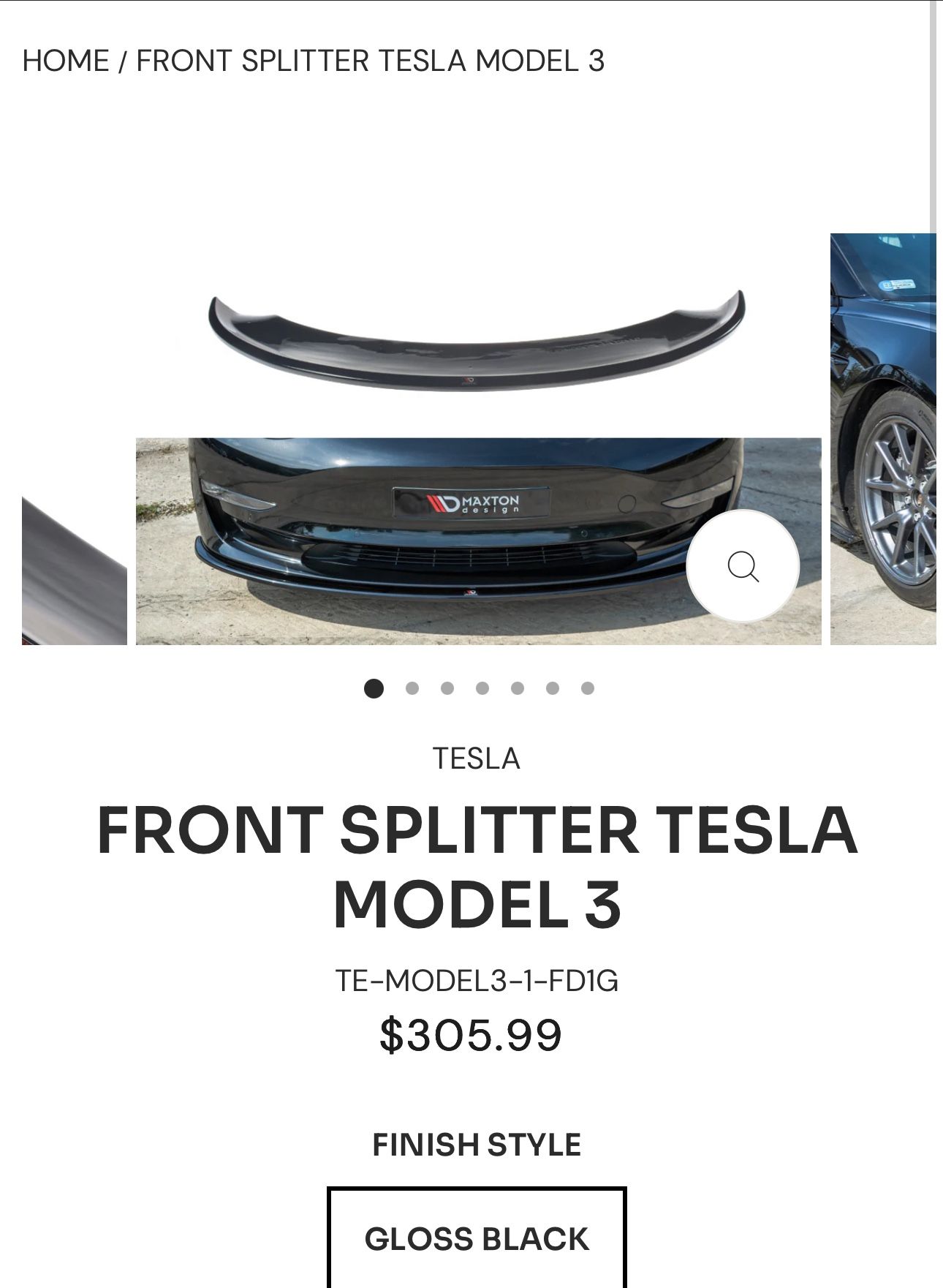 Tesla Model 3 Body Kit
