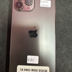 On Sale 13 Pro Max display changed