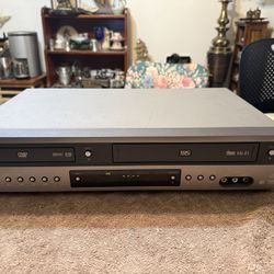 Go Video DV2130 VCR DVD Dual Deck Combo Player.  