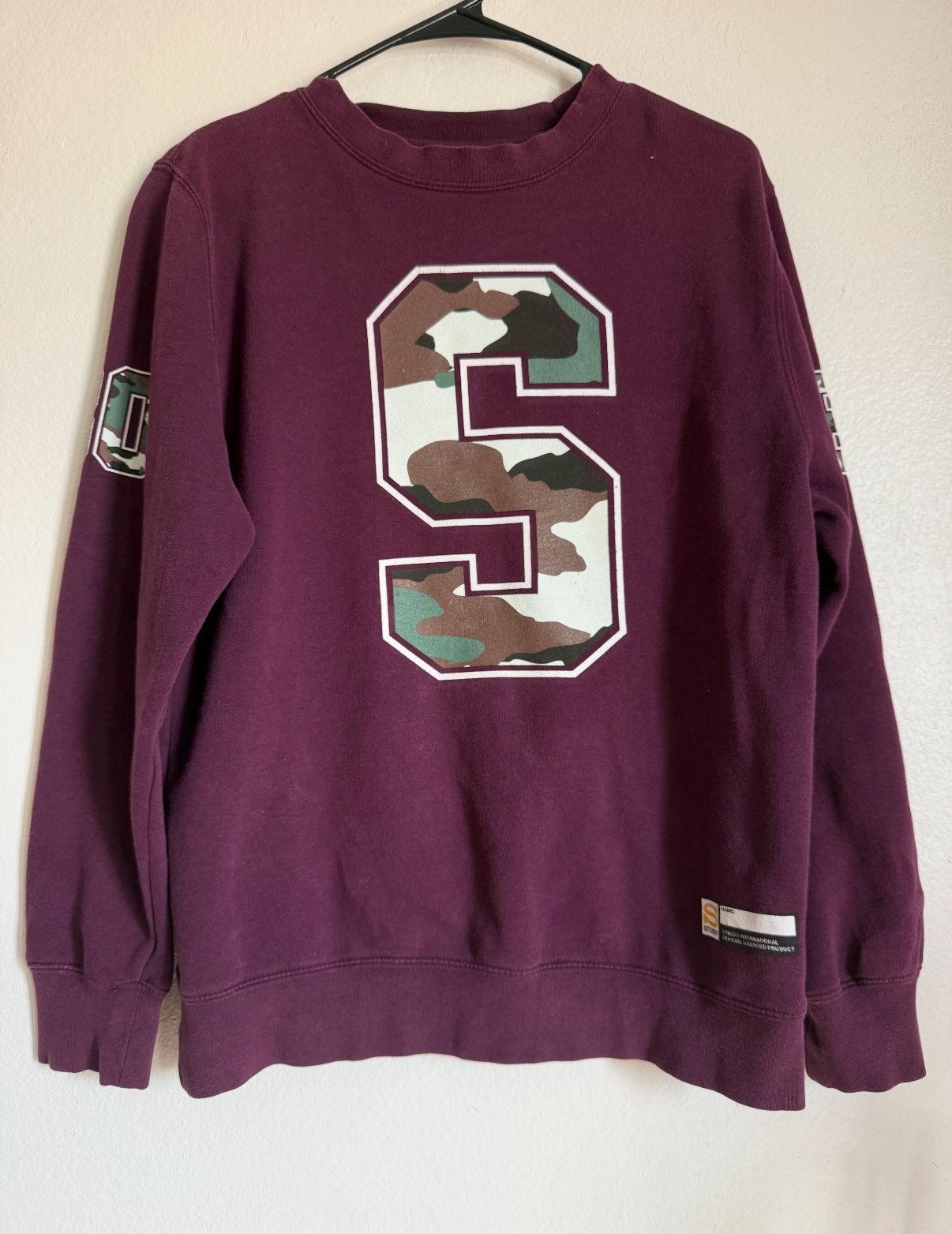 Vintage 2000's Stussy Big S Logo Sweatshirt - S