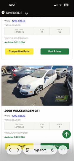 Taking Pre-Orders on parts all car truck suv