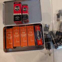 Old Vacuum Radio Tubs 