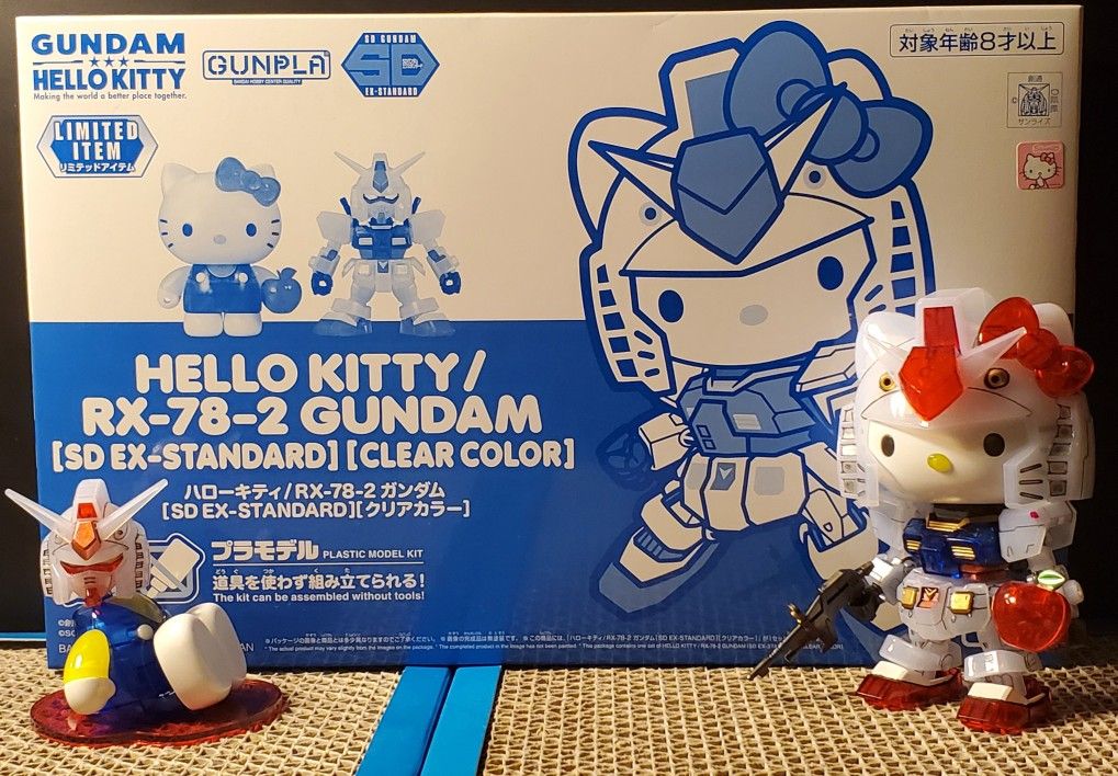 SD HELLO KITTY / GUNDAM CLEAR COLOR