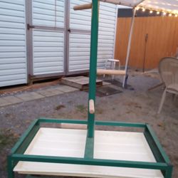 PARROT PERCH PLAYLAND STAND Bird OBO