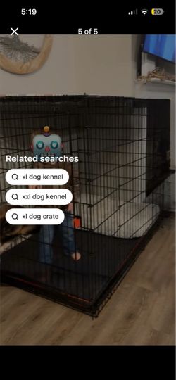 XL-Large Black Wire Dog Crate