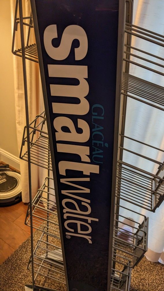 SMARTWATER STORE DISPLY HOLDS 48 1-LITER BOTTLES