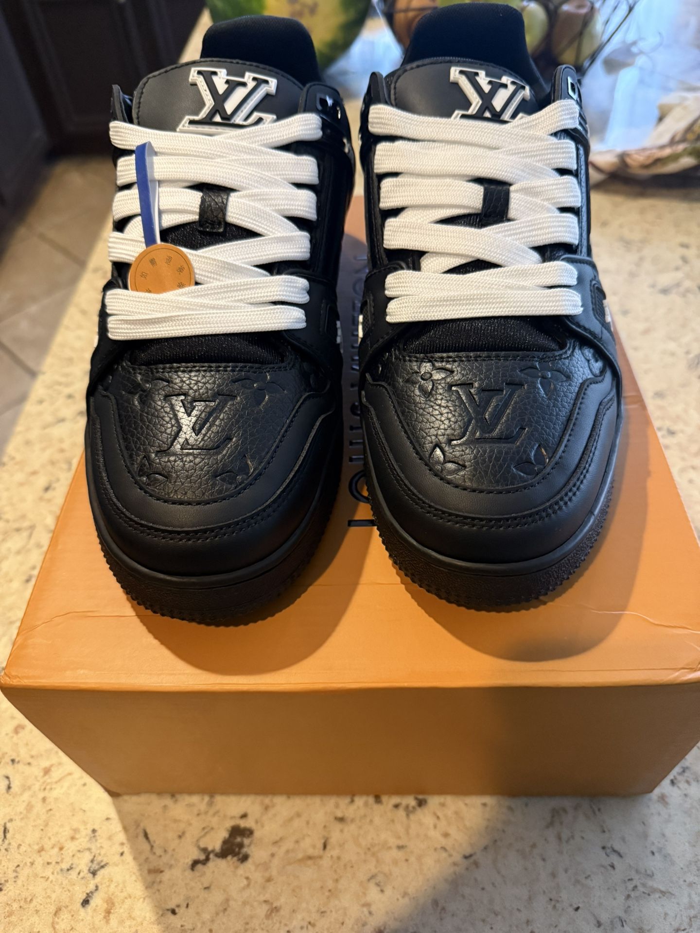 Black Louis Vuitton Skates Sneakers