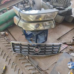 Cadillac Headlights And Grill