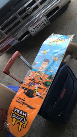 Steve O signed skateboard