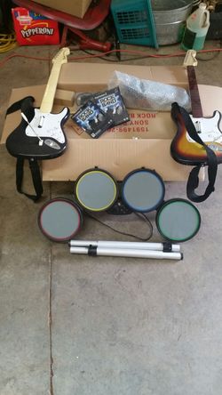 Play station 2 rock band double set